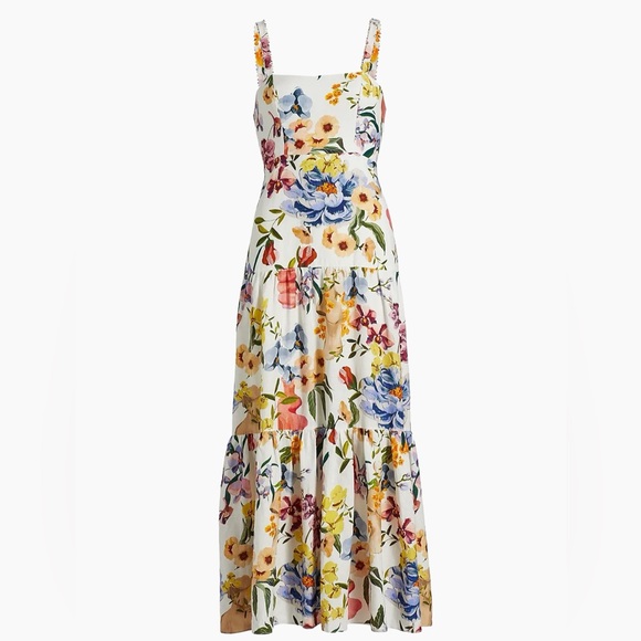 FARM Rio Greek Garden Floral Sleeveless Maxi Dress - Picture 1 of 12